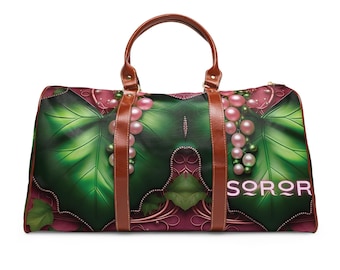 Bolso de fin de semana Soror Ivy Leaf: bolso de viaje de nailon impermeable