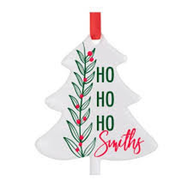 Christmas Ornament Sublimation Blank/Double Sided MDF/Christmas 