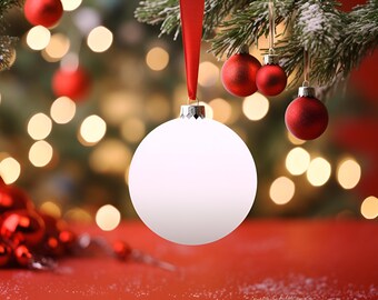 Double-Sided MDF Christmas Ornament Sublimation Blank