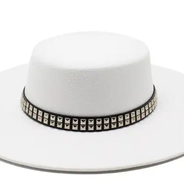 Banded Large Brim Fedora main image 1