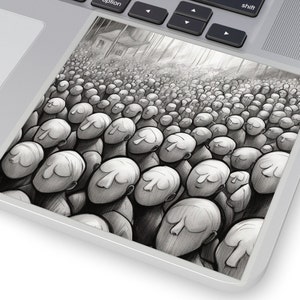 Staring - Kiss-Cut Stickers