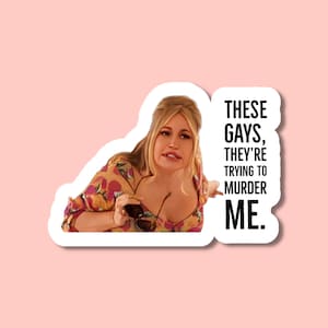 The White Lotus Sticker, Laptop Sticker, Waterproof, Tanya, Jennifer Coolidge