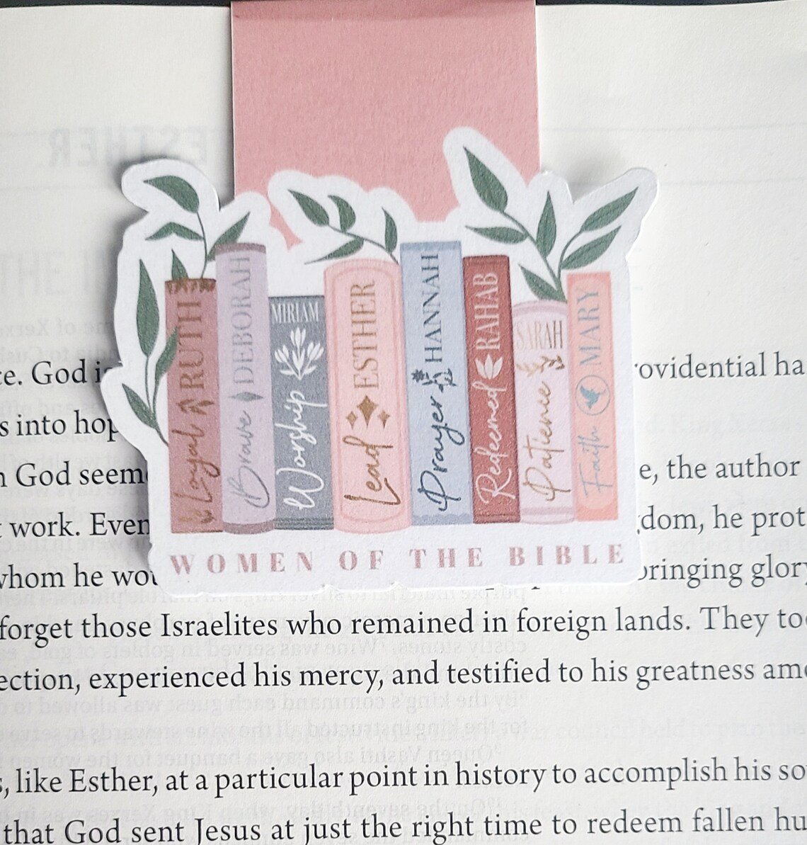 Women of the Bible Sticker and Magnetic Bookmark Bundle - Etsy