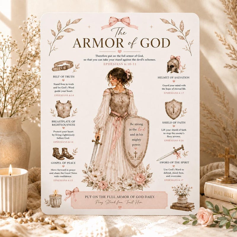 Time. Sort Worksheet Armor of God Tip In - Etsy
