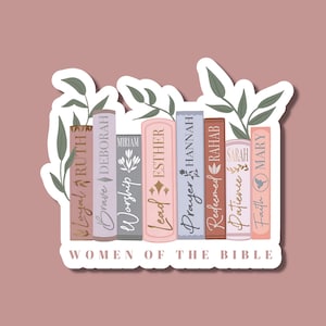 Women of the Bible sticker, Christian sticker, Bible study