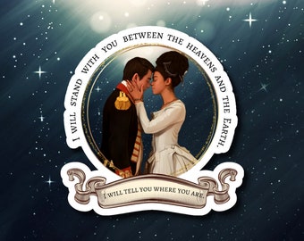 Queen Charlotte sticker, Tv show stickers, King George