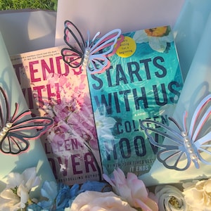 Book Bouquet, Gifts for readers,  Valentine&#39;s Bouquet, Book lover, Gifts for her, Flower Bouquets, Bookish Gift, It Ends With Us