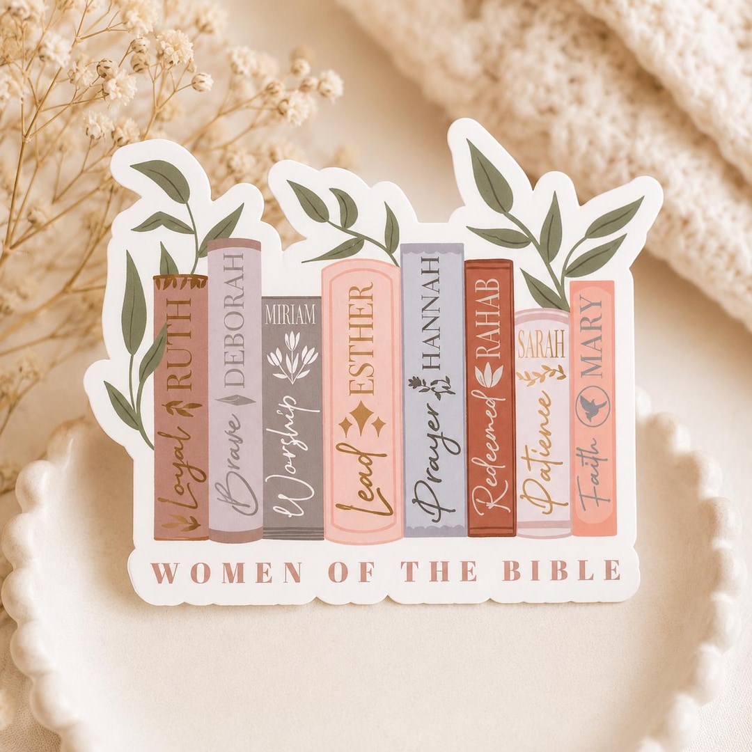 Women of the Bible Sticker, Christian Sticker, Bible Study - Etsy