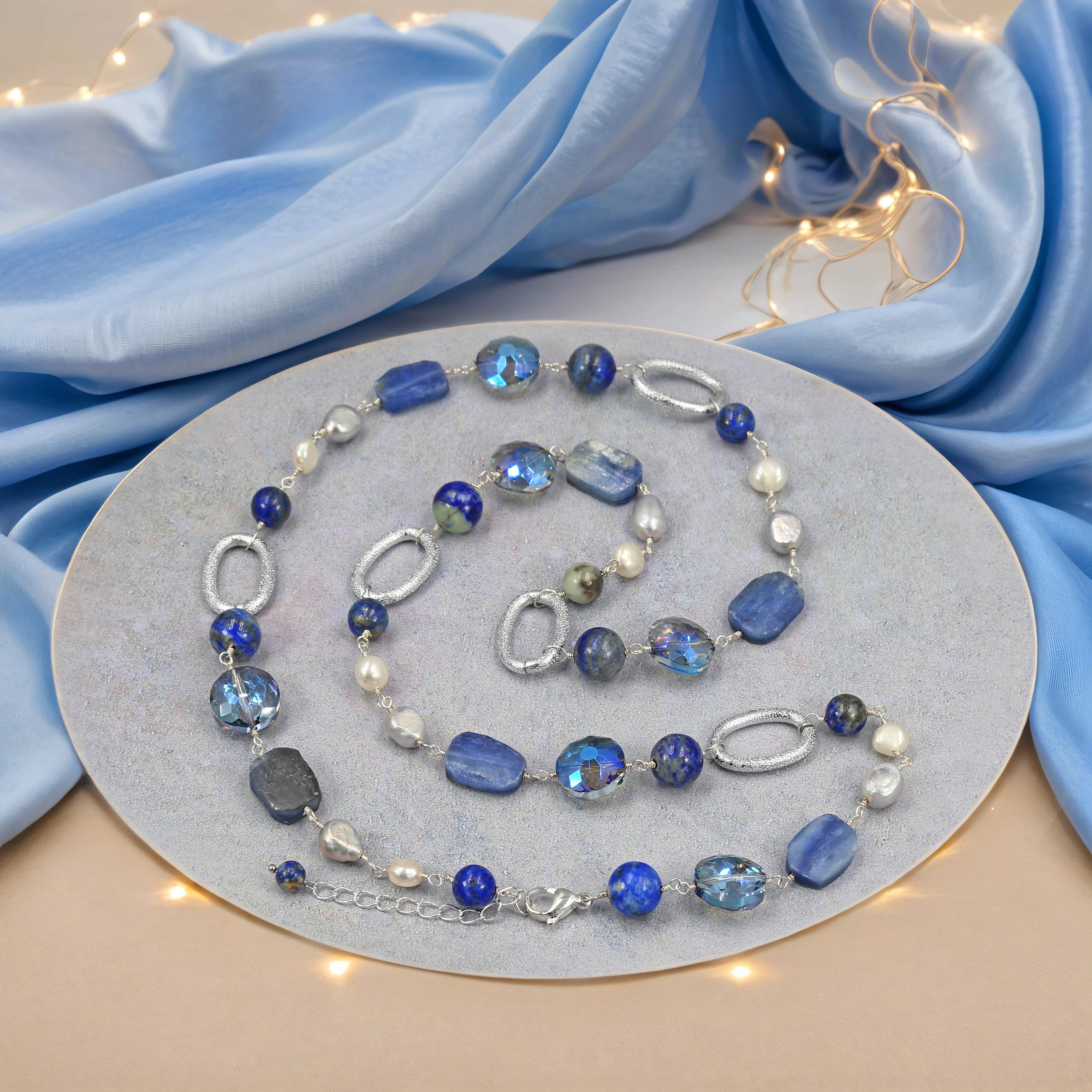 Necklace for Blue Dress - Etsy