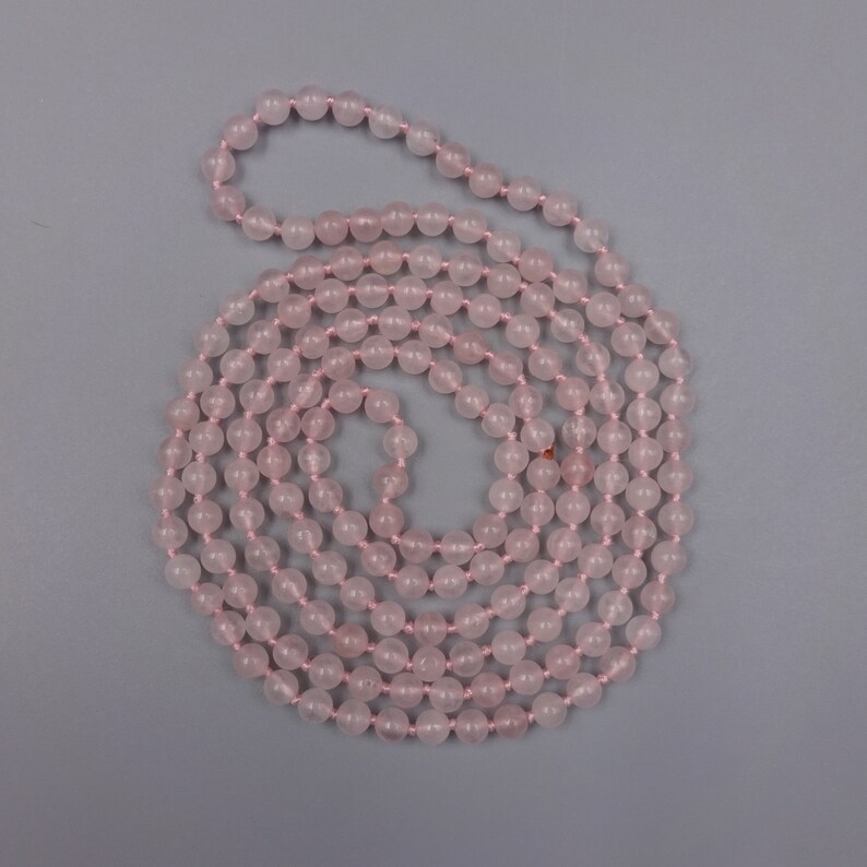 Skinny Hand Knotted 36 4mm Genuine Stone Necklaces