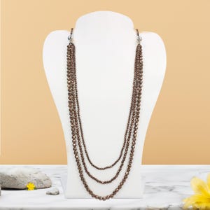 Bronze Hematite Transformer Necklace. Hematite Choker Necklace. Hematite Necklace