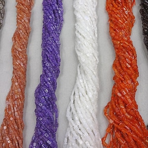 13&quot;L Gemstone Rectangular Bead Strand 5-8mm