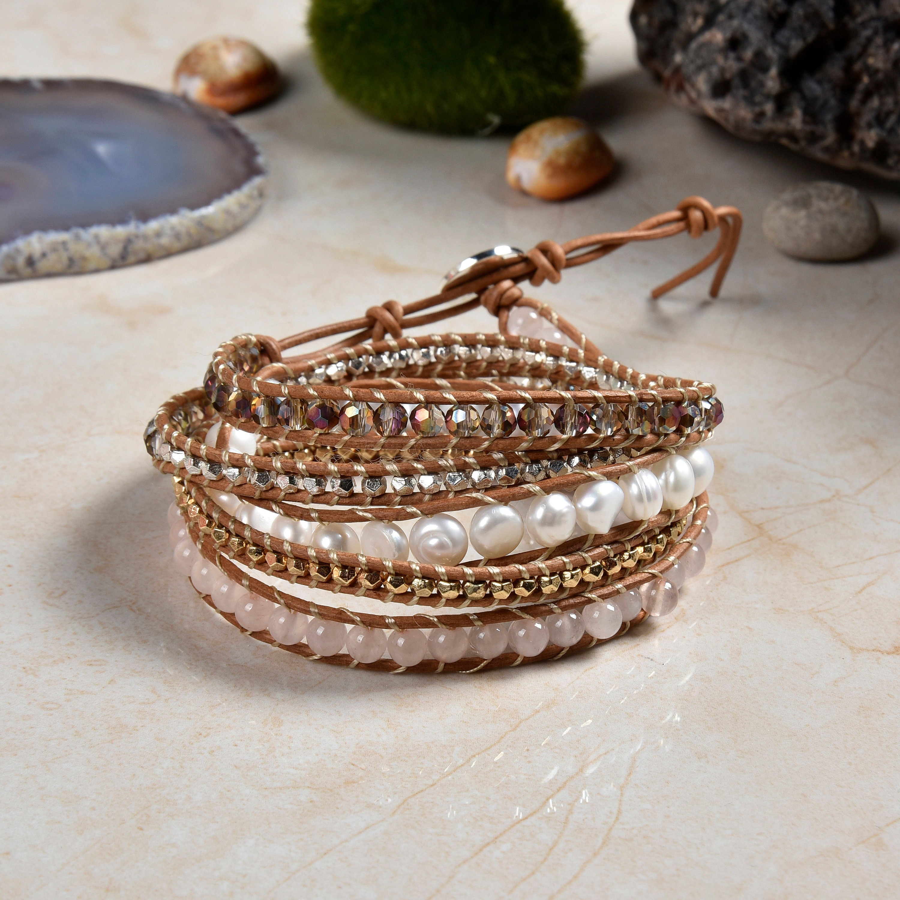Moon Magic Opal Wrap Bracelet | Treasure Jewelry