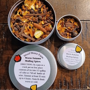 mulling spices, mulled cider, mulled wine, glogg, fall gifts, fall wedding favors, thanksgiving, hostess gifts, Christmas, variety Pack