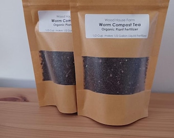 Worm Compost tea fertilizer for plants, organic plant fertilizer, houseplant fertilizer, worm castings, vermiculture, indoor outdoor plants