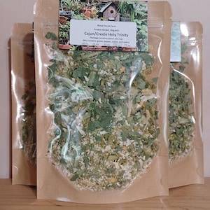 Cajun/Creole Holy Trinity Mix Freeze-Dried, Organic. Fantastic in Gumbos, Etouffees & Jambalayas or most Cajun or Creole Cuisines