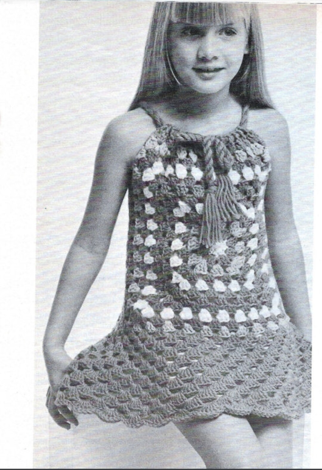 Vintage Children's Skimmer Dress Pattern Digital - Etsy