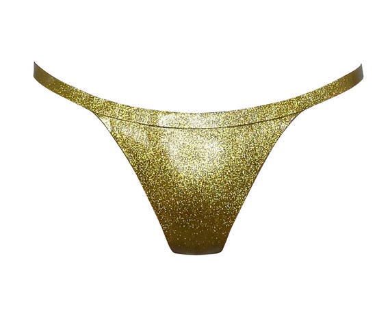 Glitter Latex Thong (multiple colours available)