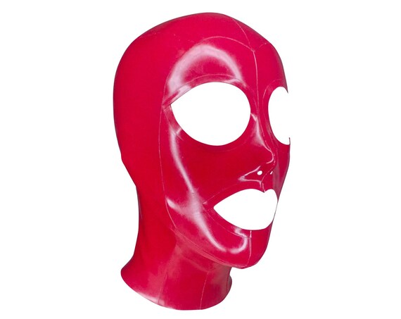 Widow's Peak Full Face Hood - Latex