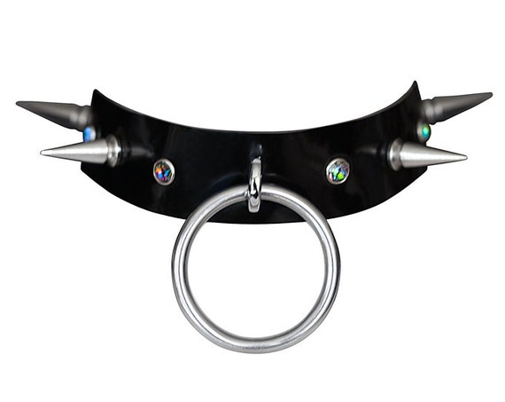 READY TO SHIP - Aurora Spiked O-Ring Choker
