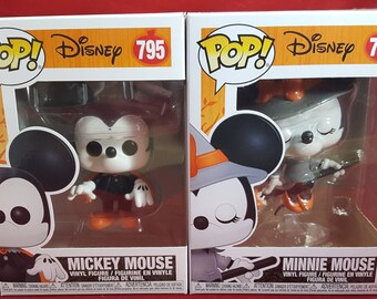 Mickey and Minnie Halloween Funko Set 