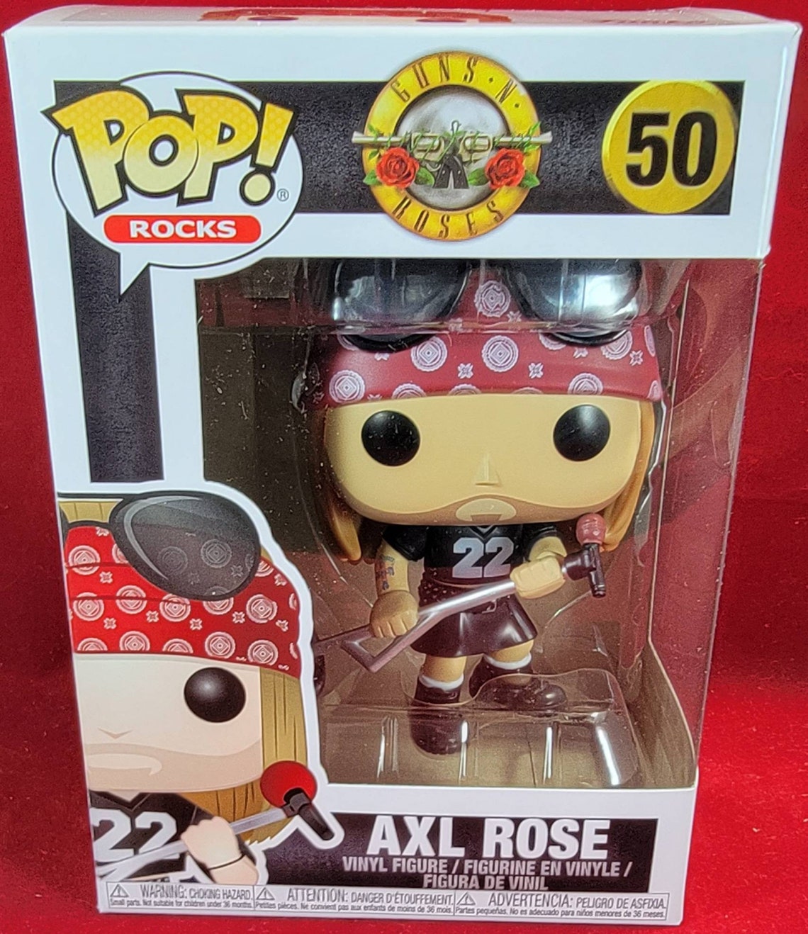 Axl Rose Funko From Guns and Roses 50 nib Etsy