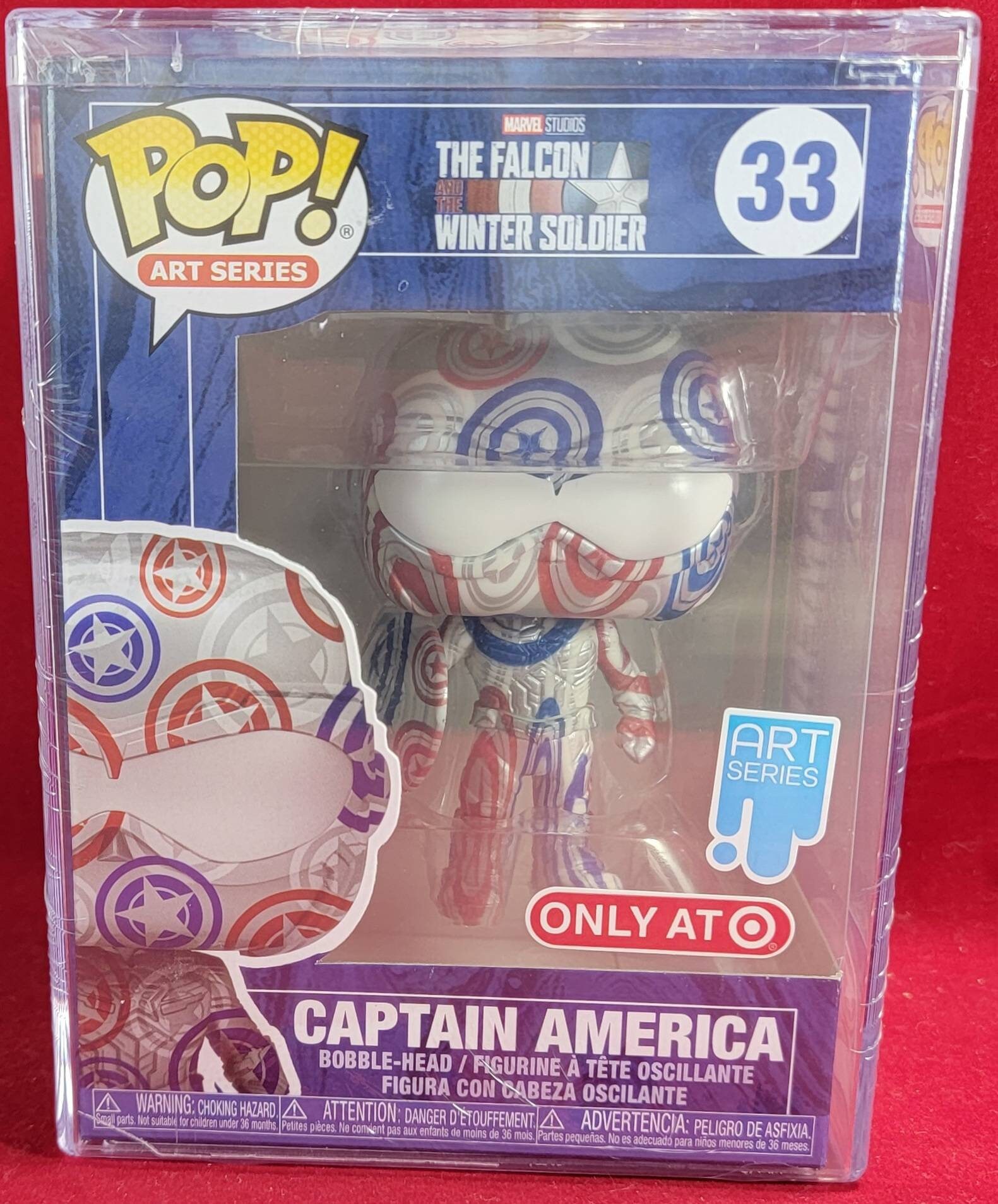 captain america street art funko