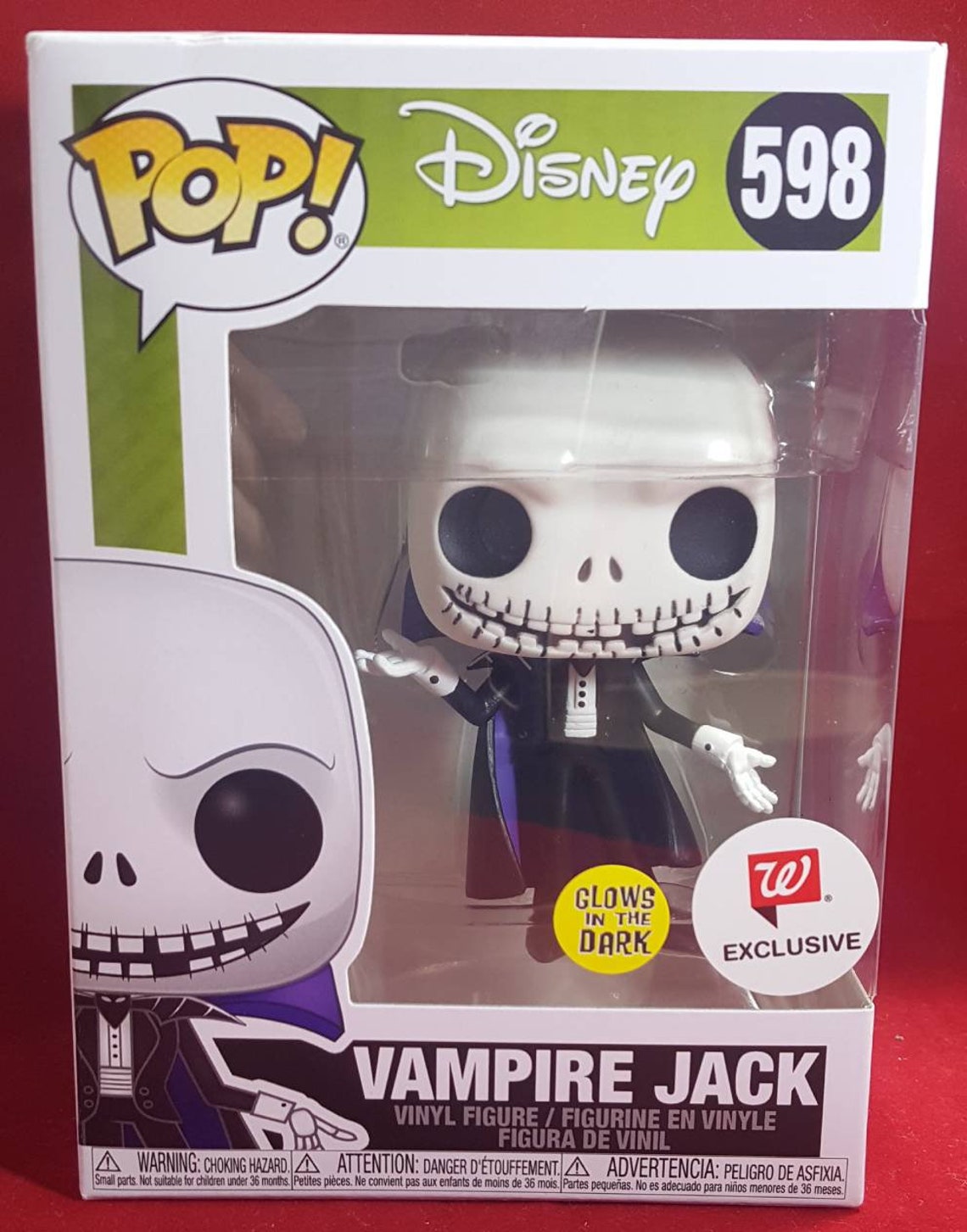 Vampire Jack Glow in the dark Walgreens exclusive funko 598 | Etsy