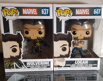 Wolverine Logan Funko Set 637 and 647 