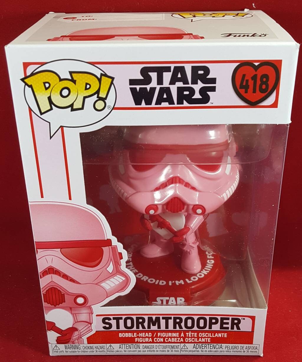 Stormtrooper Valentine's Funko 418 Star Wars Pop nib Etsy