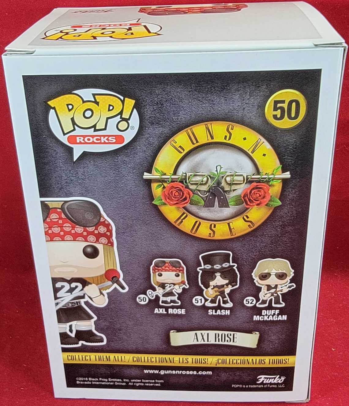 Axl Rose Funko From Guns and Roses 50 nib Etsy