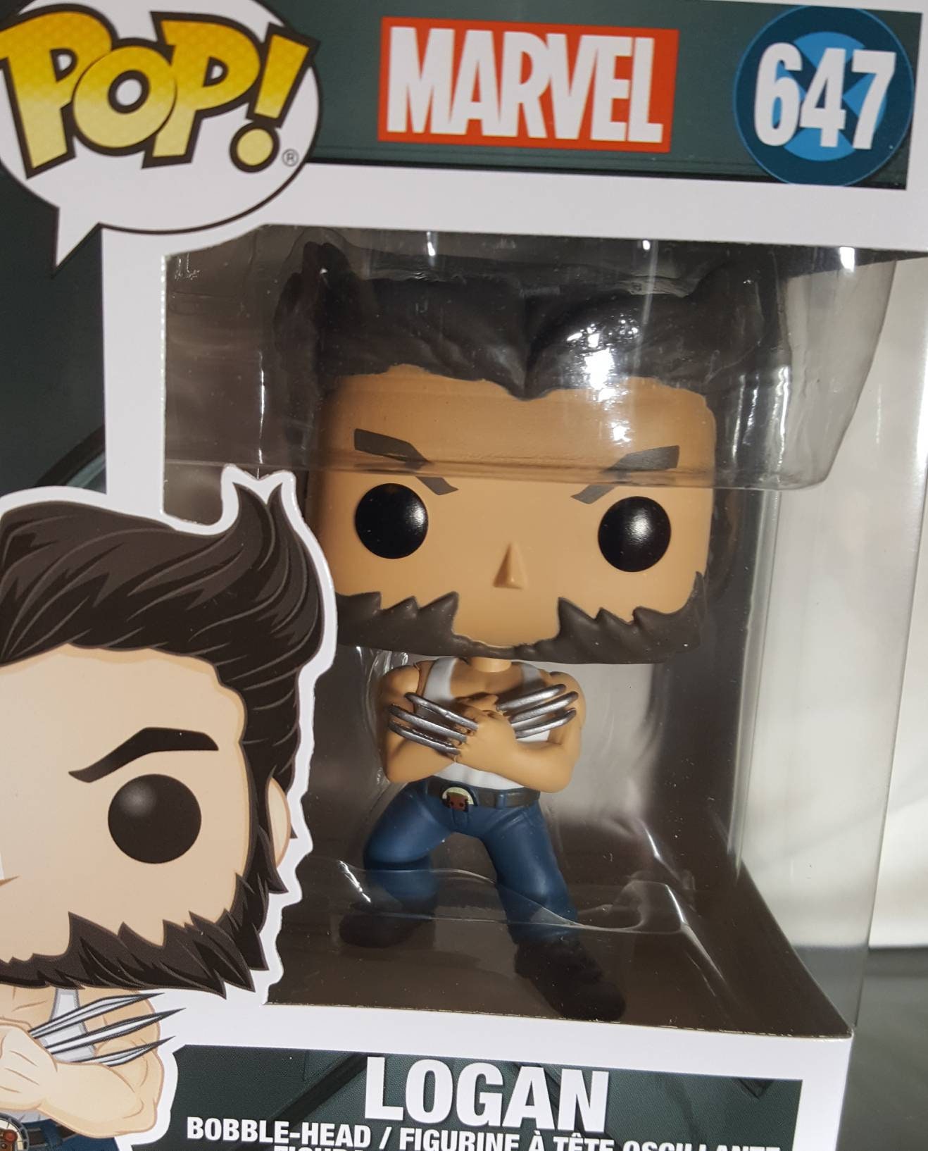 Wolverine Logan Funko Set 637 and 647 