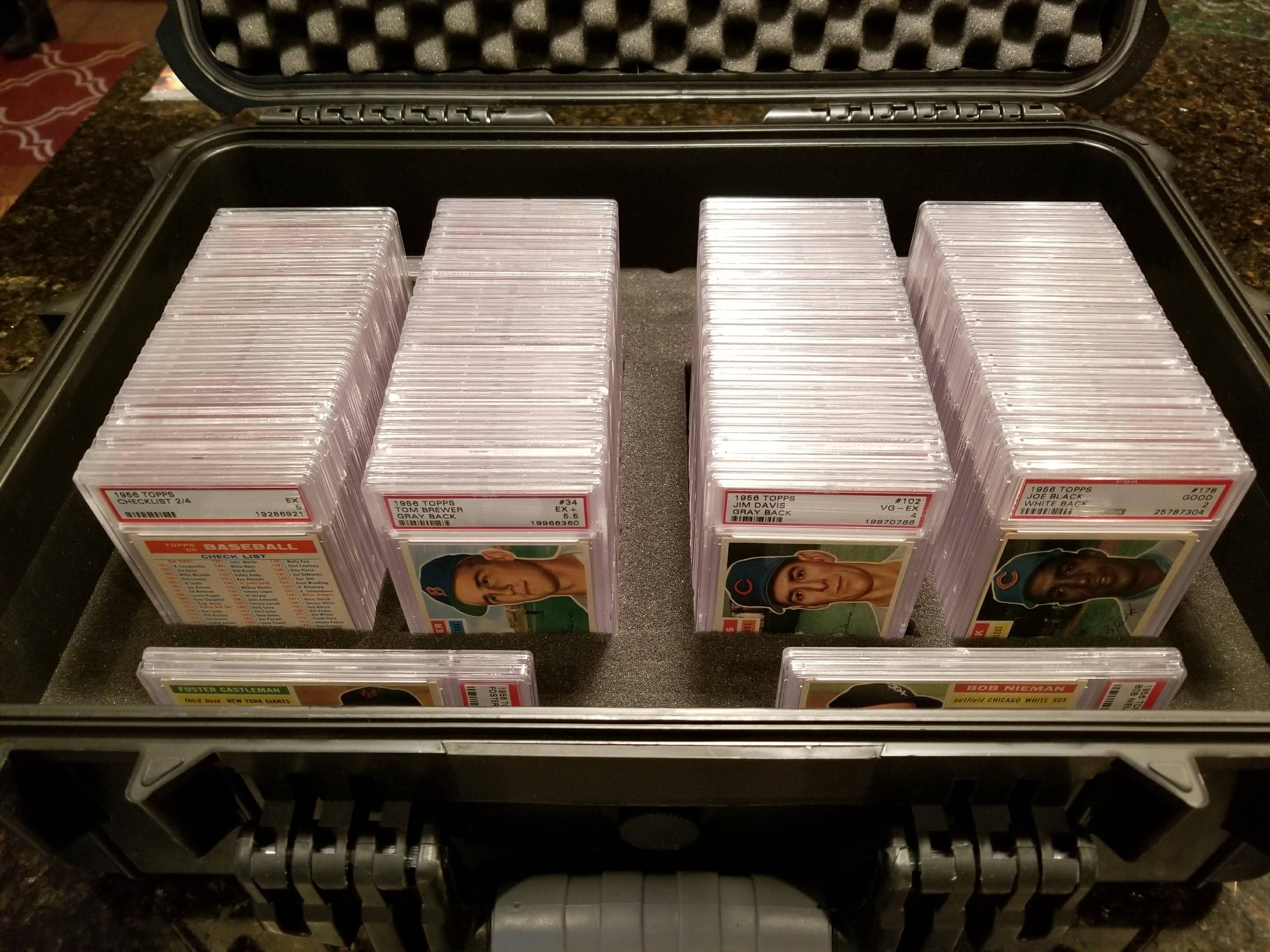 Card Storage Box Display Case Graded Waterproof Lot PSA
