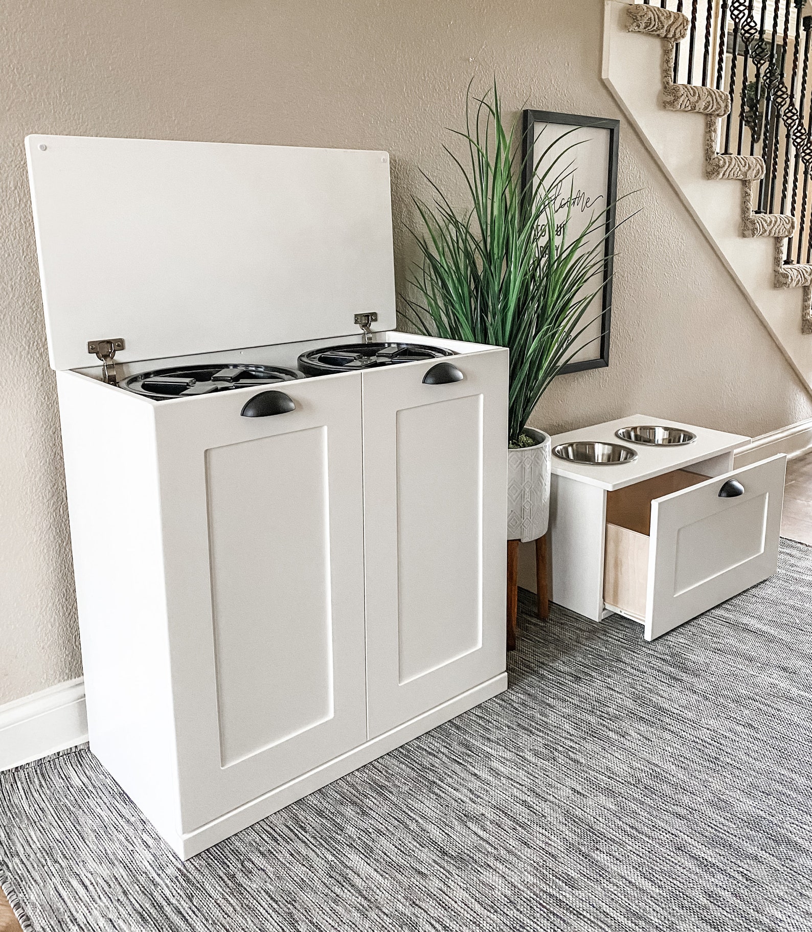 Free Shipping Dry Pet Food Storage Kibble Storage Dog Food Etsy