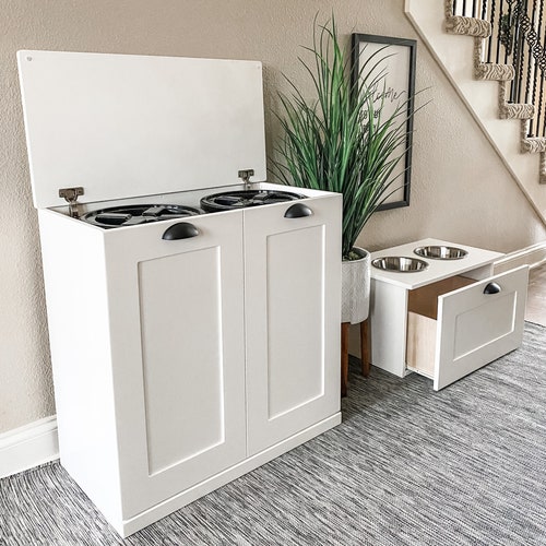 Free Shipping Dry Pet Food Storage Kibble Dog Food Storing Etsy