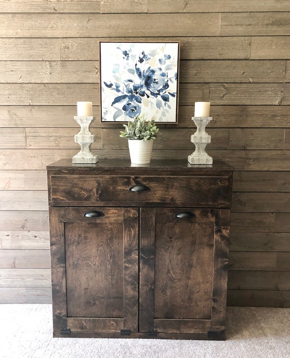 Free Ship Tilt Out Trash Bin Double Tilt Out Bin Recycle Etsy