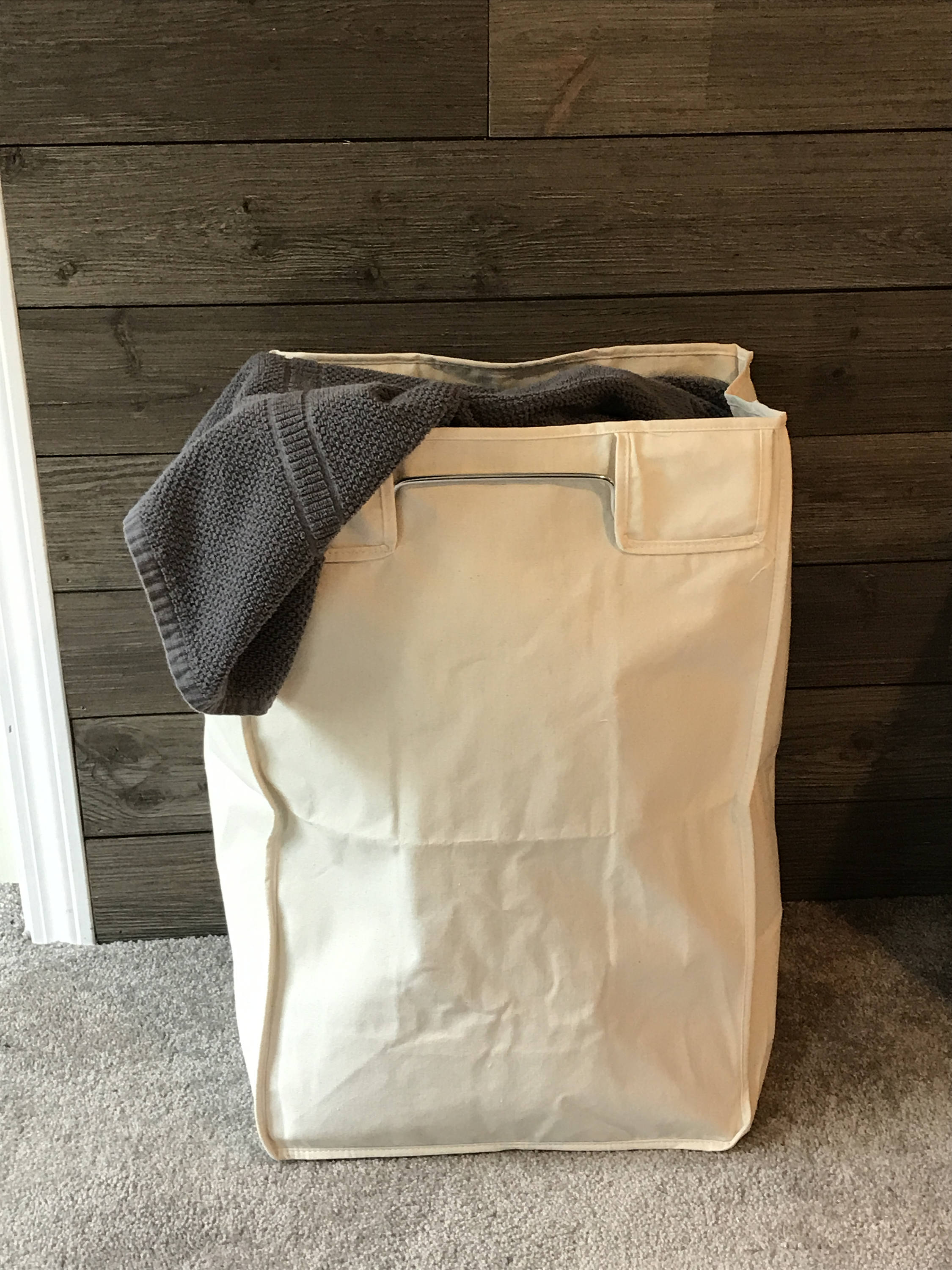 Barco gratis cesta de lavandería cesta inclinada. triple | Etsy