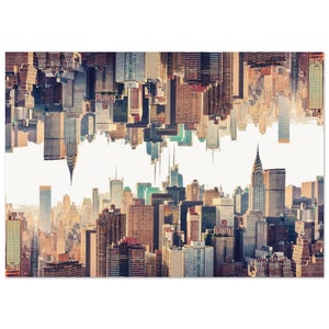 Manhattan Wall Art, New York City Skyline, Manhattan Skyscrapers Fine Art Photography Print on Paper