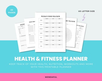 Printable Health and Fitness Planner