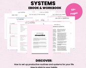 How to Set Up Routines, Habits and Systems - Ebook/Workbook