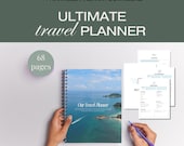 Ultimate Travel Planner | 68 Pages | Budget Trackers, Planning Lists, Bucket Lists, Itineraries, Road Trip Games & More