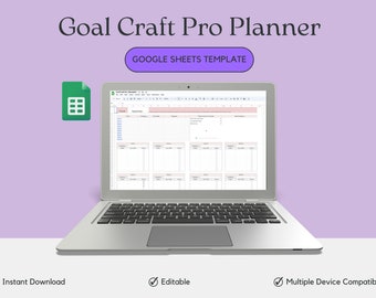 Google Sheets Goal Craft Pro Planner