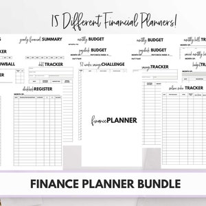 Half Letter Size Finance Bundle image 3