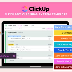 ClickUp FlyLady Cleaning System Template
