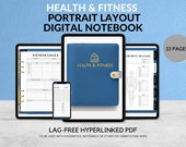 Digital Health and Fitness Planner | GoodNotes, Noteshelf App