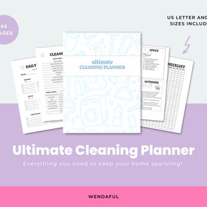 Printable ULTIMATE Cleaning Planner