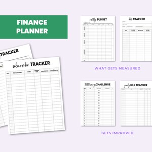 Half Letter Size Finance Bundle image 2