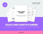 Printable Goals and Habits Planner