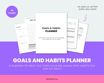 Printable Goals and Habits Planner