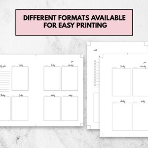 POCKET Size Ring Bound - Undated Weekly Box Planner - Etsy